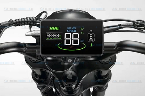 Fatbike display QMwheel V20 – LCD-scherm