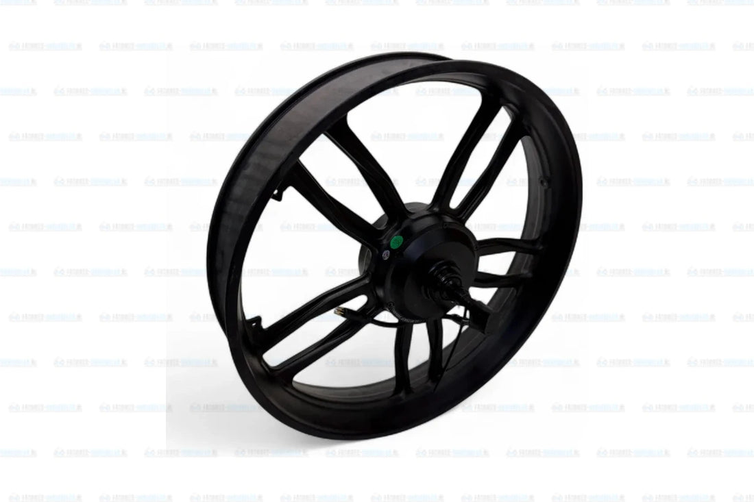Fatbike achterwiel met motor – zwarte kabel